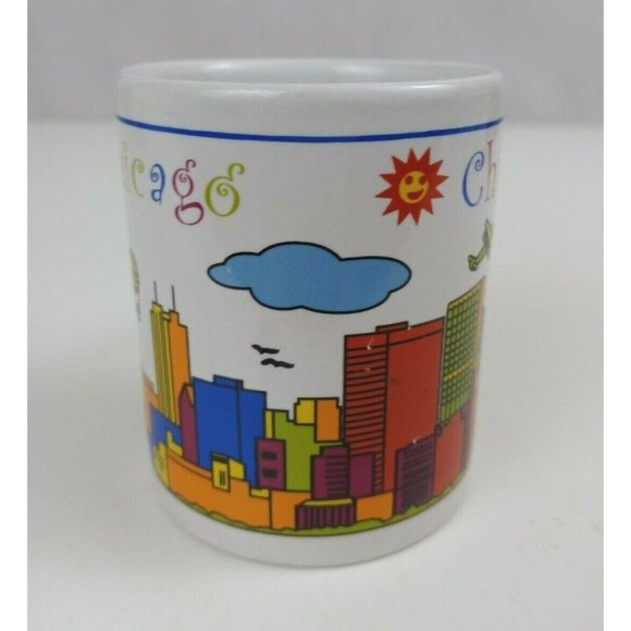 City Merchandise Chicago Collectible Souviner Mini 2.75" Tall Coffee Cup Mug - Picture 2 of 7